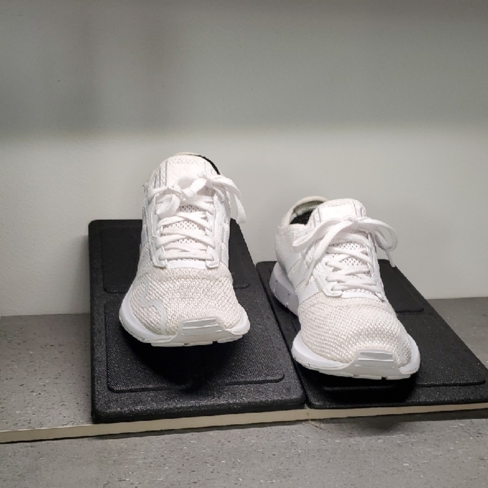 Adidas Women's White Knit Sneakers
